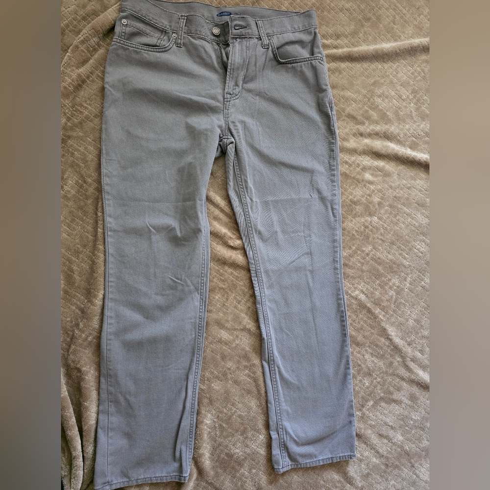 Old Navy Gray Denim Jeans‎ Causal Work School Trend Preppy Size 32